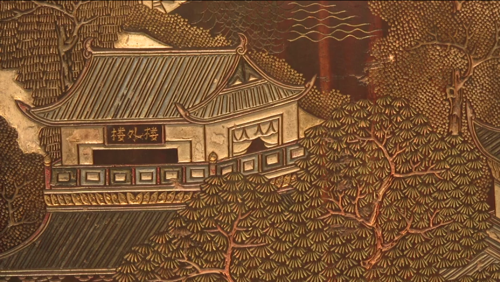 香奈儿同款西湖全景屏风有人在杭州西湖博物馆里看到了--新蓝网