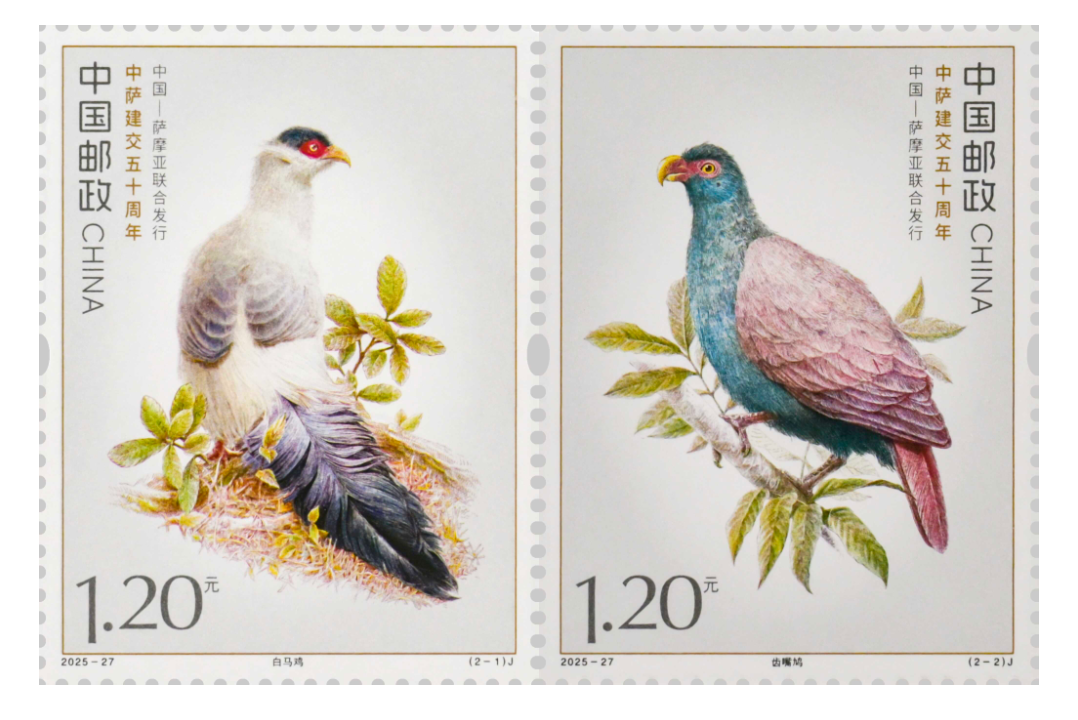 中国与萨摩亚联合发行建交50周年纪念邮票--新蓝网