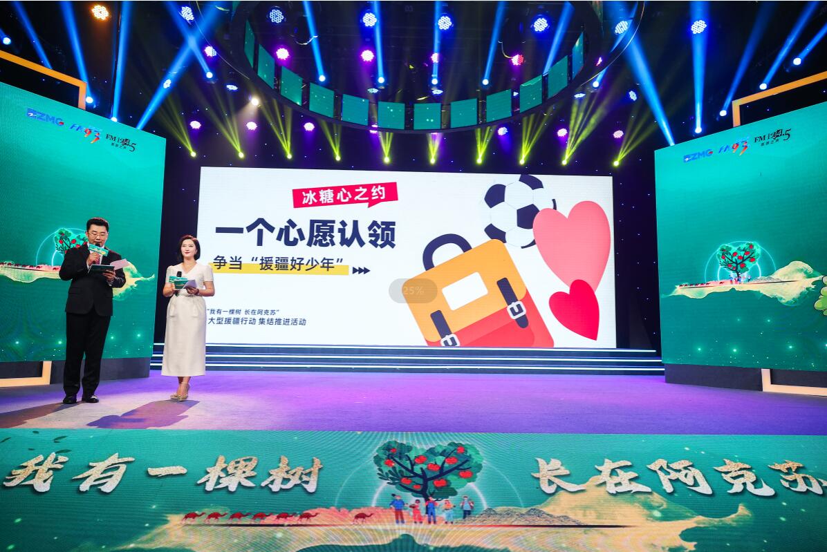 "我有一棵树 长在阿克苏"大型援疆行动集结推进活动扬帆起航